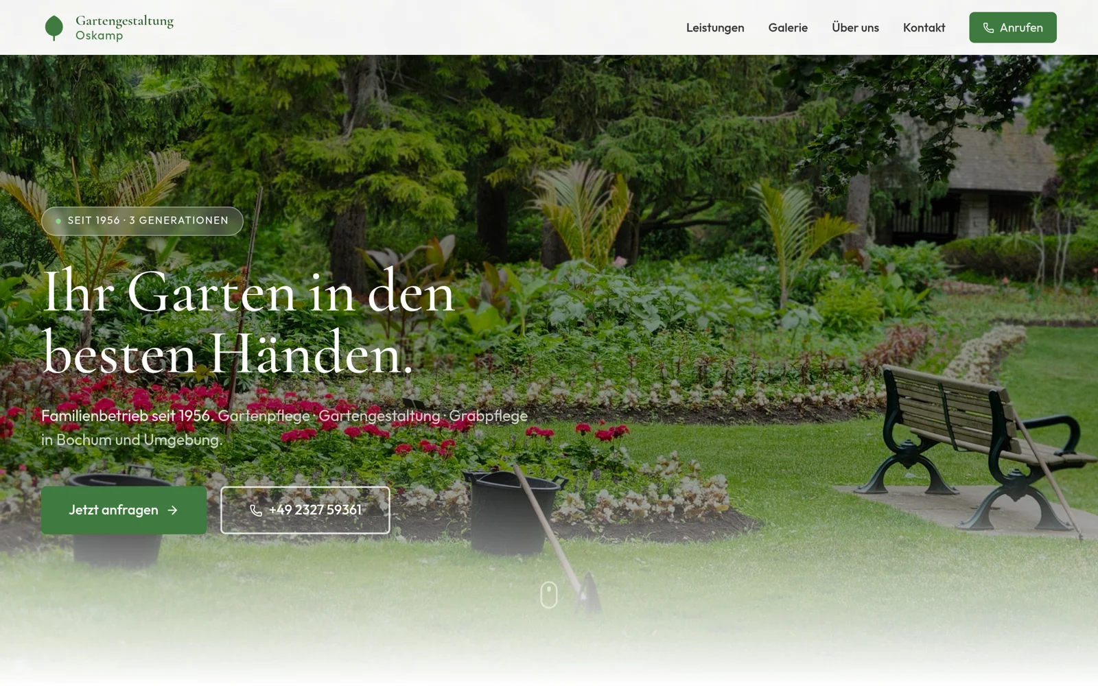 GARTENGESTALTUNG OSKAMP Website